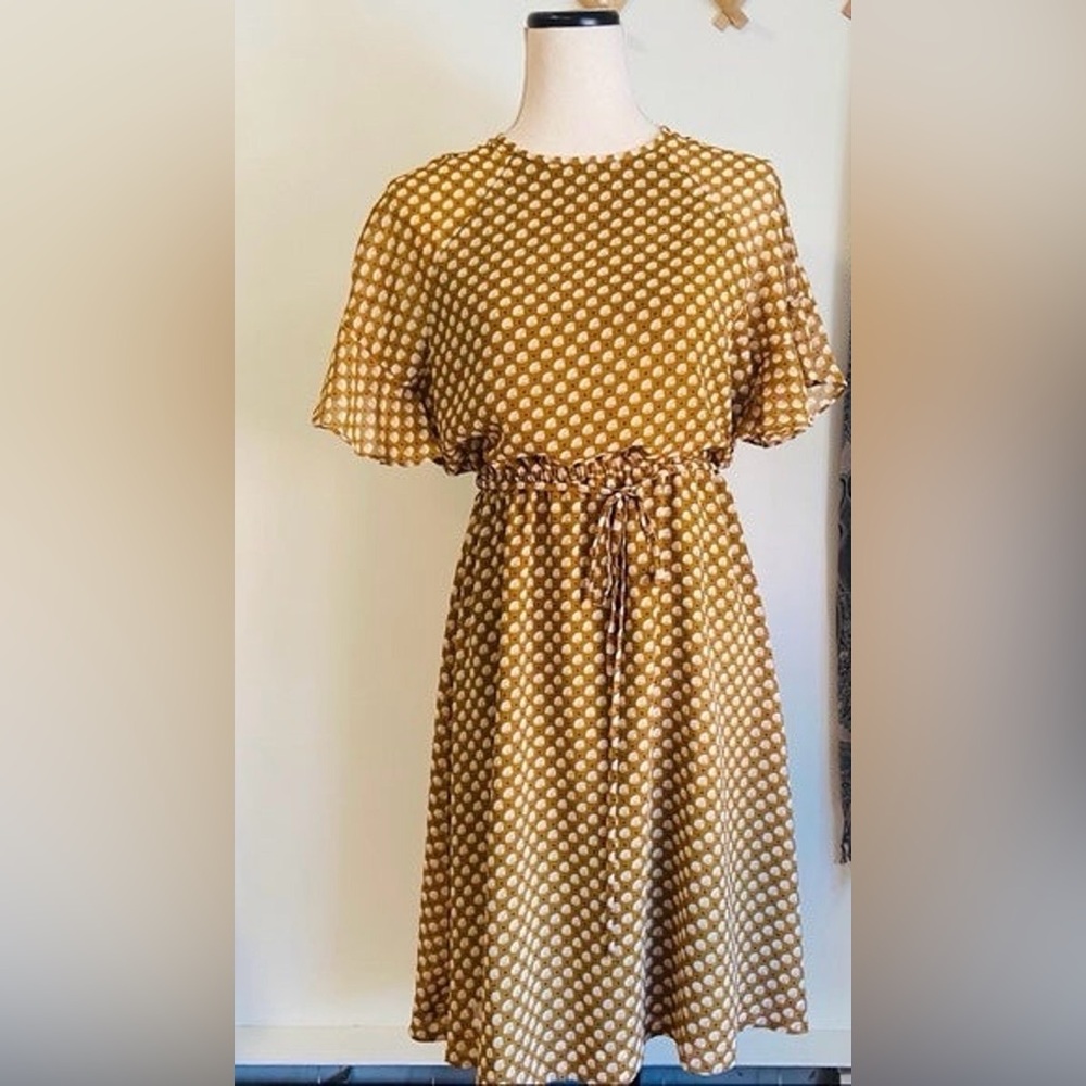 Loft Neutral Colors Dress Size L